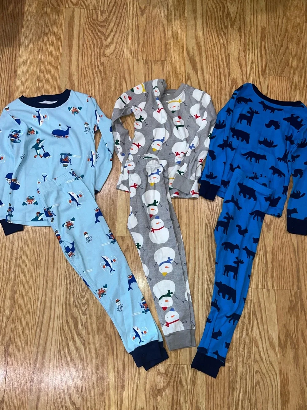 4T Winter/Christmas Holiday Pajama Bundle